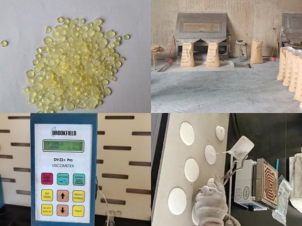 Verzending van koolwaterstofhars